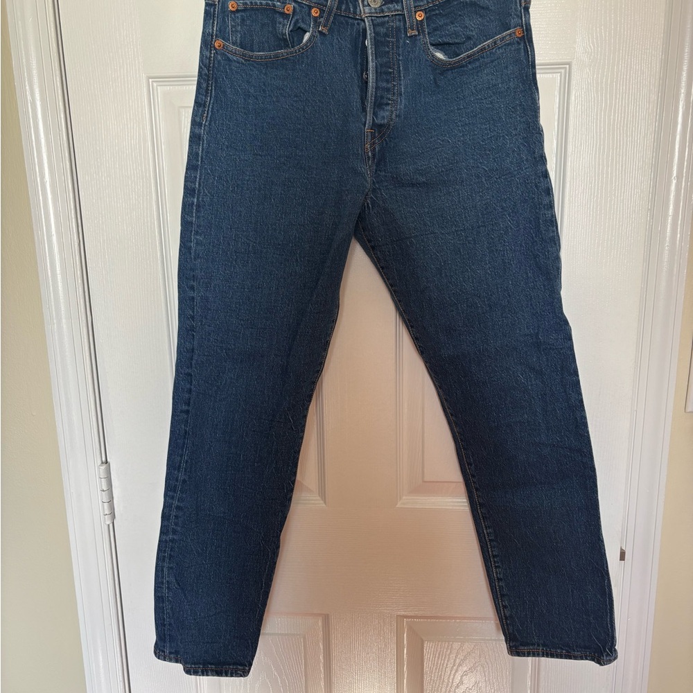 Levi's Women's Straight Jeans - Deep Blue